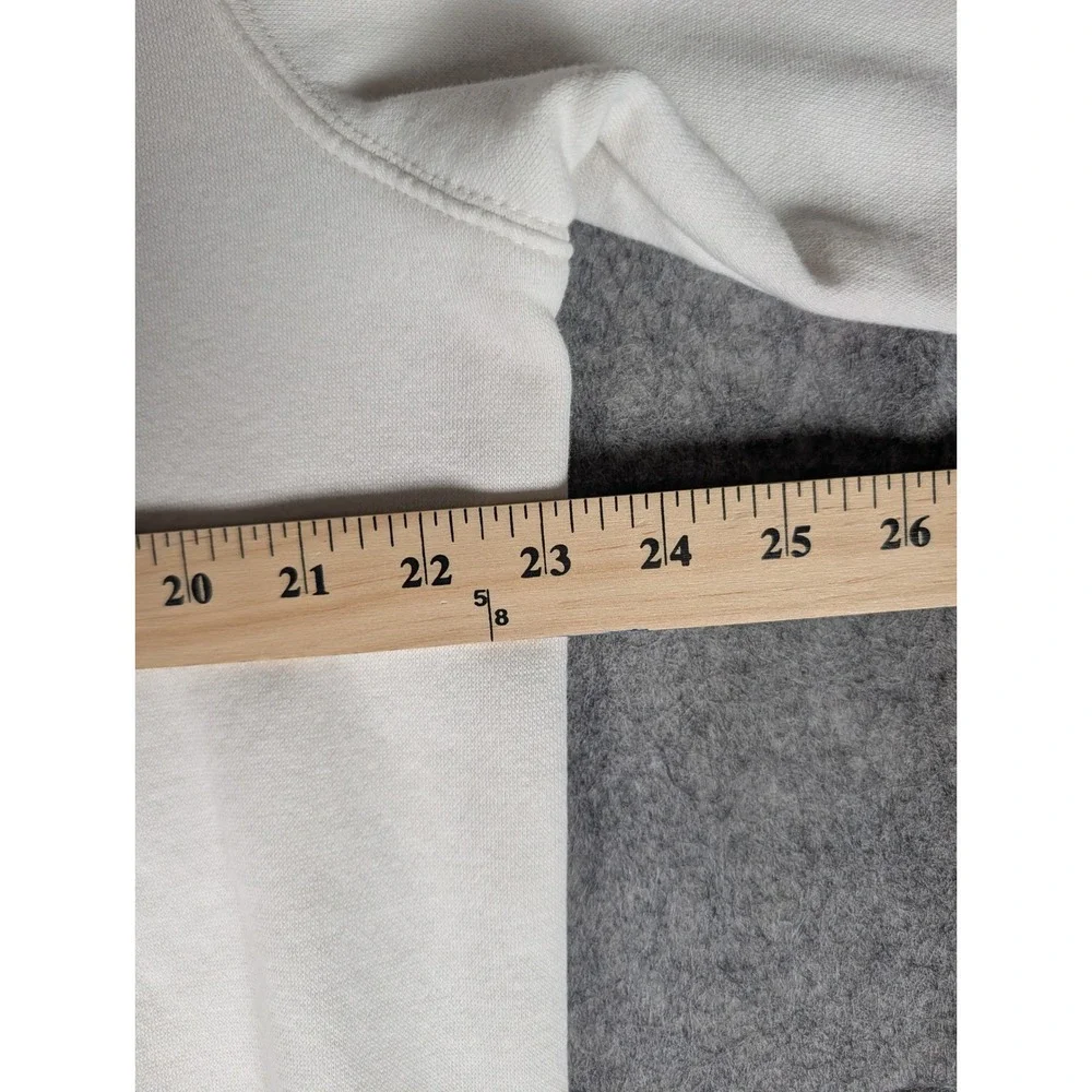 The‎ North Face Mens Cream Camo Logo Pullover Hoodie Off White Sweatshirt L